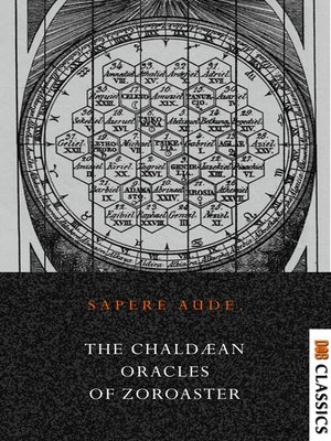 cover image of The Chaldean Oracles of Zoroaster